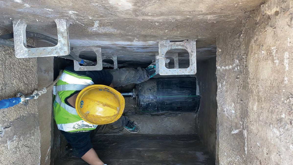 交口HDPE短管内衬法